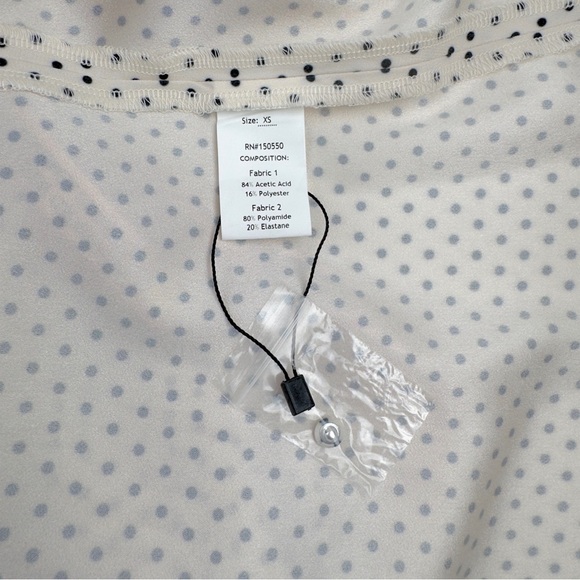 HOUSE OF CB 'Ellery' Polka Dot Puff Sleeve Midi Sundress - Picture 7 of 7